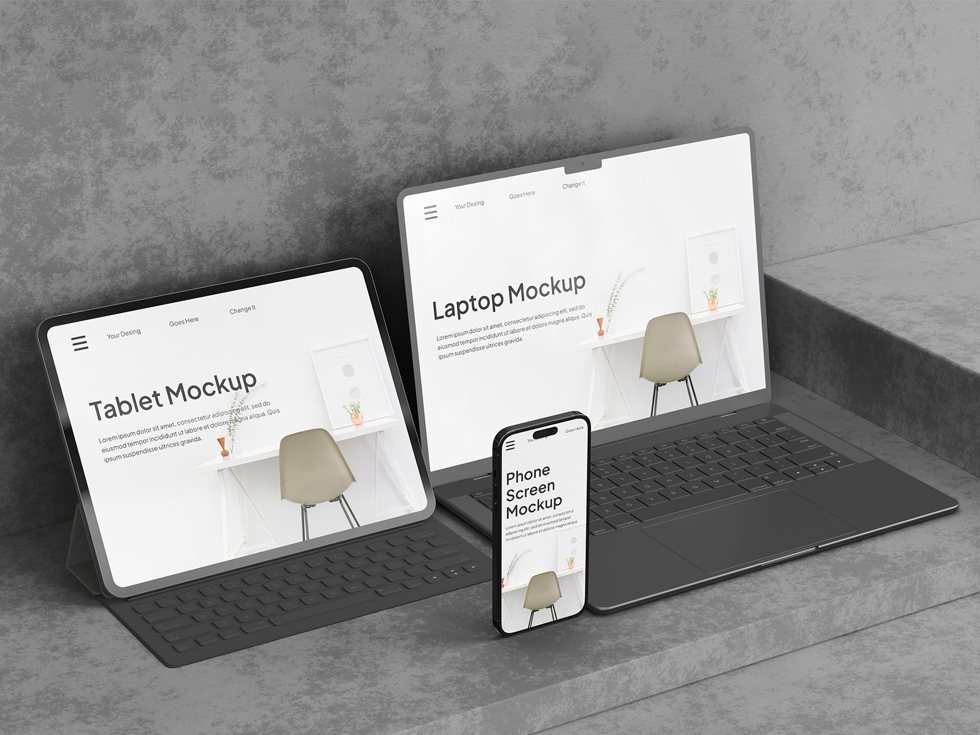 Responsive redesign across desktop, tablet, and phone
